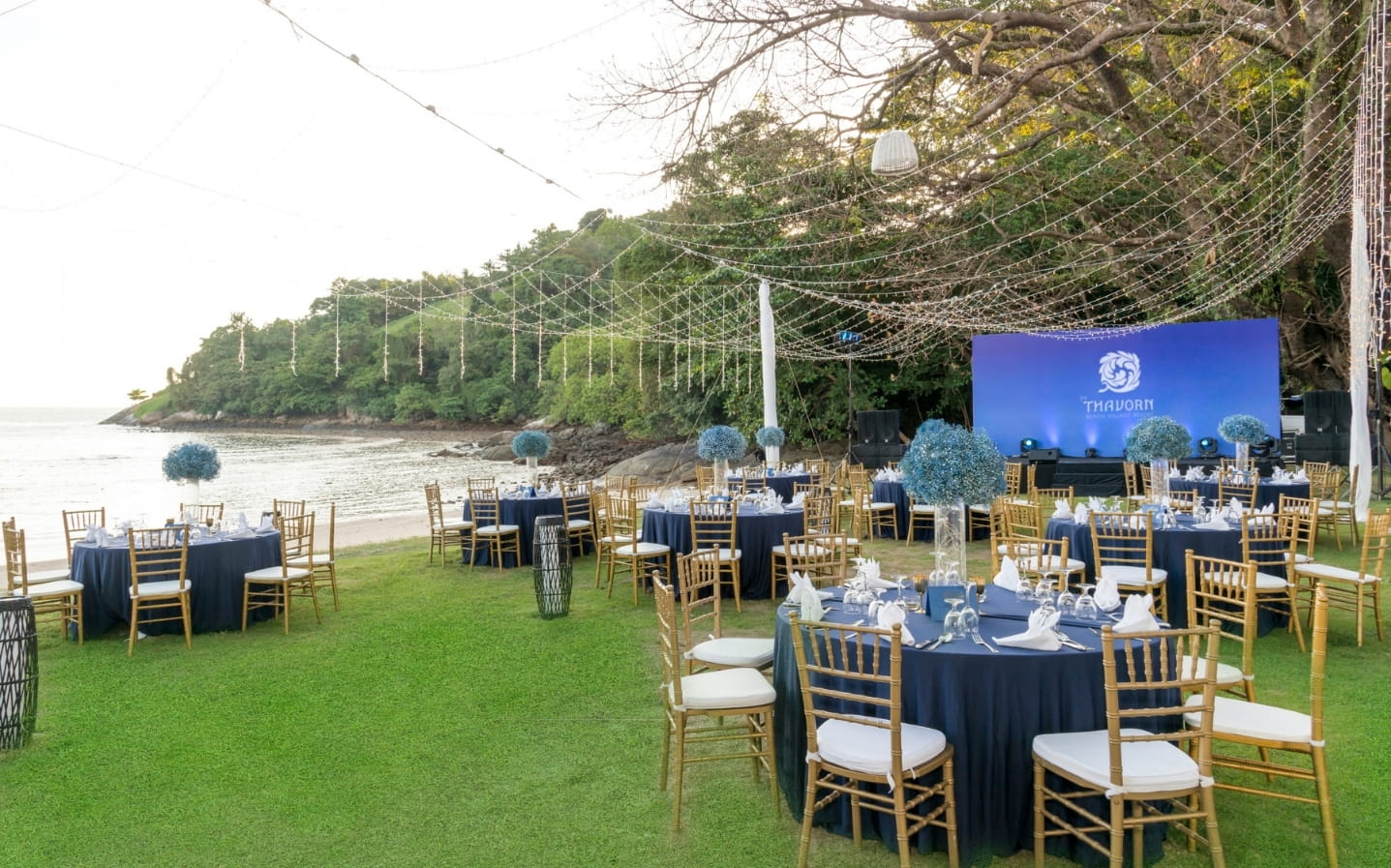 Beachfront Lawn at Thavorn Beach Village